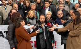 Can Atalay için adliye önünde basın açıklaması