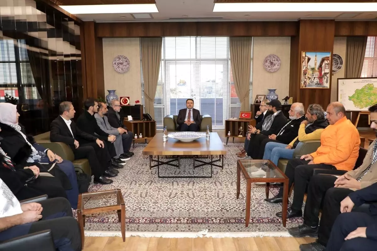 Kütahya’dan Gazze’ye Destek Ziyareti