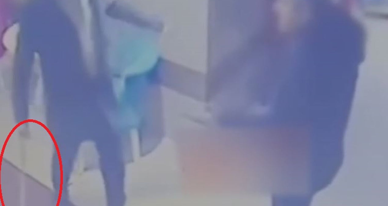 Kılıçlı saldırı kamerada